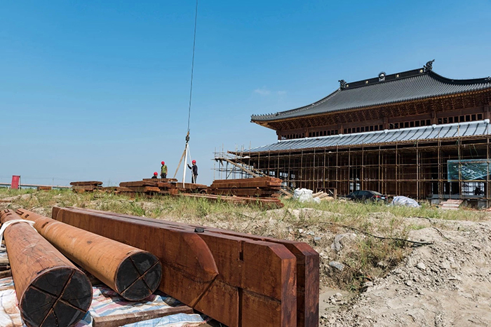 寺院鸟瞰图欣赏，探索宗教建筑的壮丽与庄严